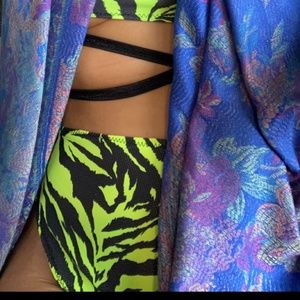 Euphoric Ravewear Party Zebra High Waisted Bottoms